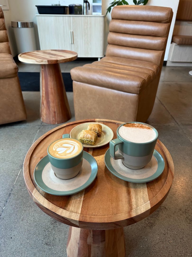 Coffee at Vela Coffee, specialty coffee shop in San Antonio