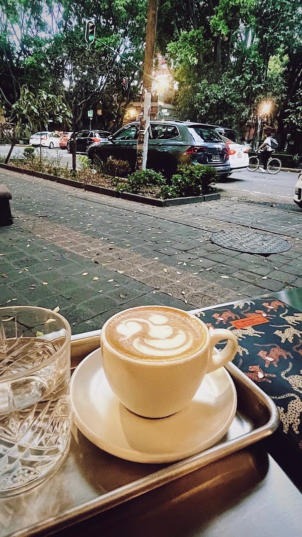 Coffee at tostador 1., specialty coffee shop in Mexico City