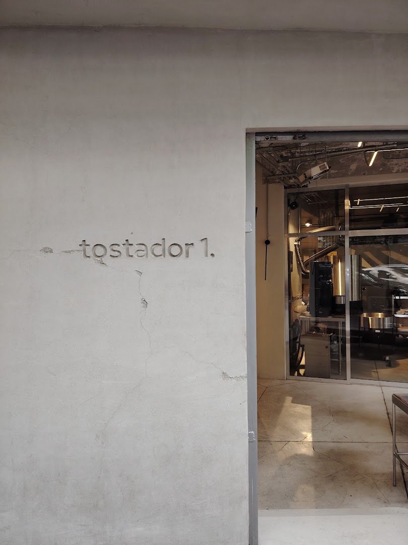Storefront of tostador 1., specialty coffee shop in Mexico City