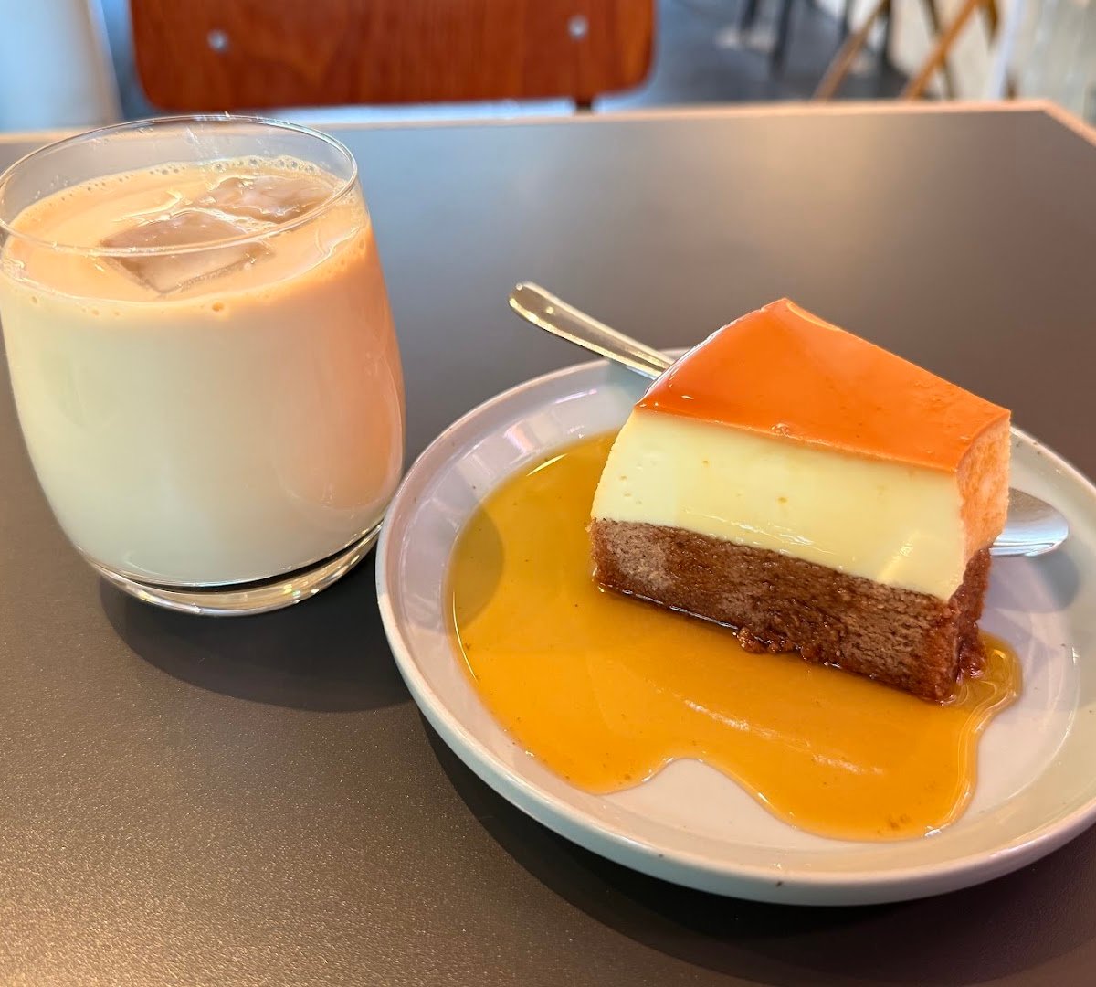 Coffee at TOKAKU Coffee +, specialty coffee shop in Tokyo