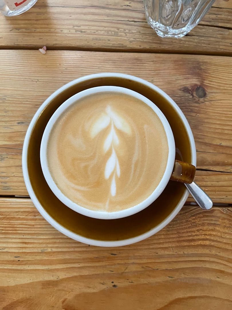 Coffee at the bowls, specialty coffee shop in Prague