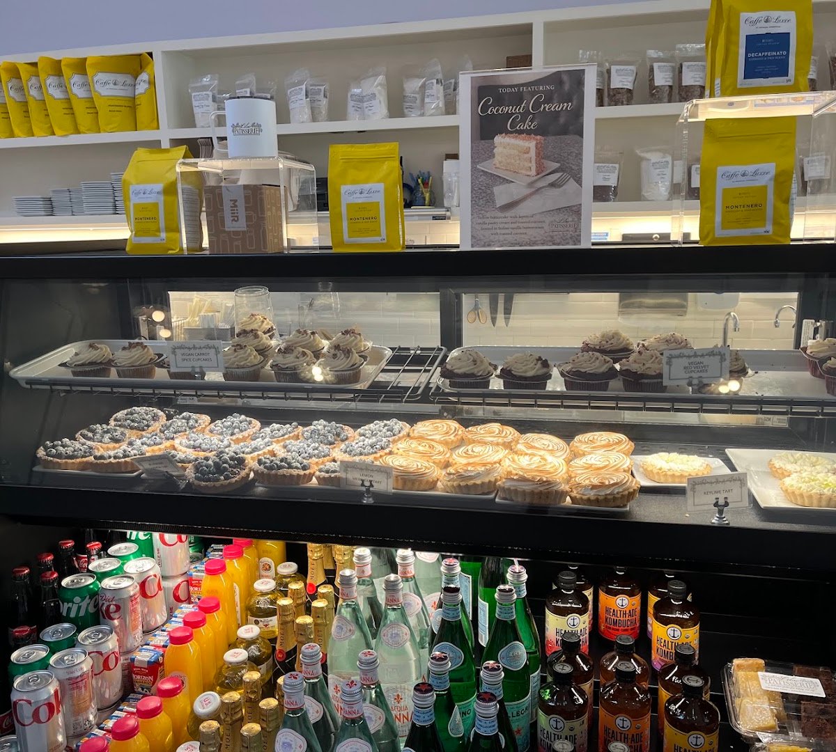 Interior of Lilac Pâtisserie, specialty coffee shop in Santa Barbara