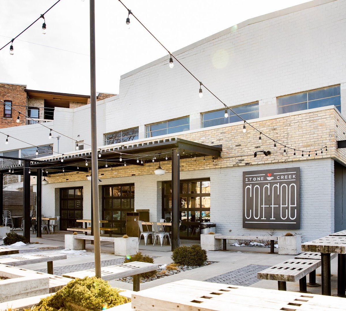 Storefront of Stone Creek Coffee - Downer Cafe & Kitchen, specialty coffee shop in Milwaukee