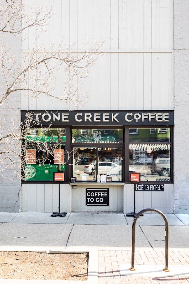 Storefront of Stone Creek Coffee - Downer Cafe & Kitchen, specialty coffee shop in Milwaukee