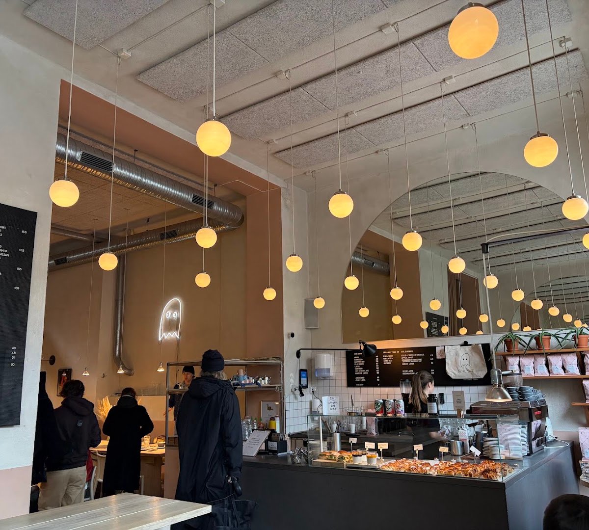 Interior of Gast Café, specialty coffee shop in Stockholm