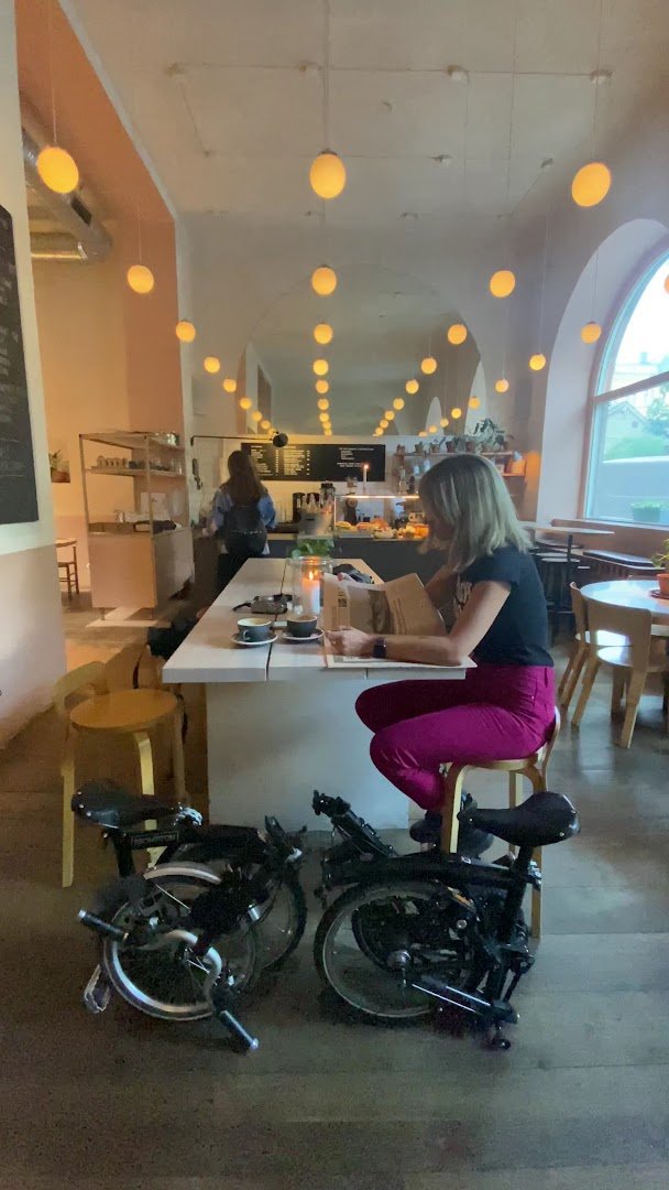 Interior of Gast Café, specialty coffee shop in Stockholm