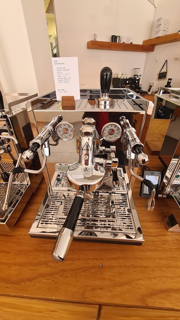 Interior of KaffeeWerkStadt, specialty coffee shop in Zurich