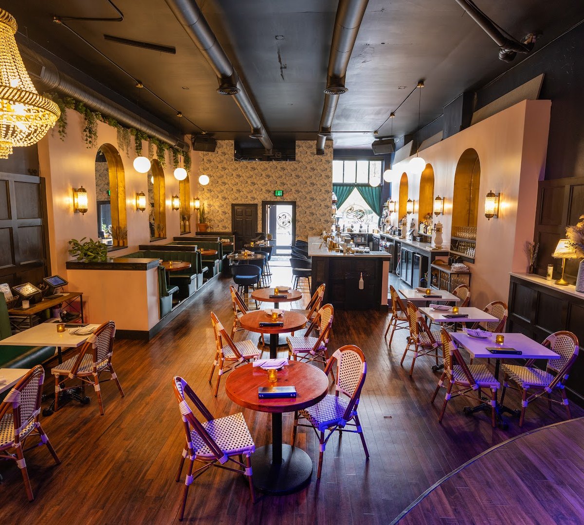 Interior of Almost Famous, specialty coffee shop in Indianapolis