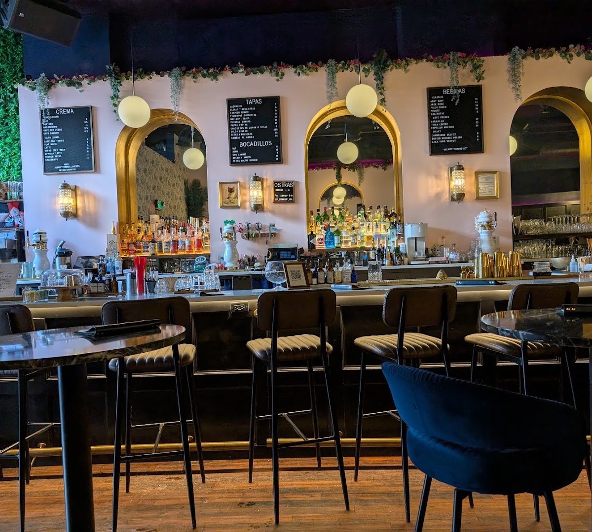 Interior of Almost Famous, specialty coffee shop in Indianapolis
