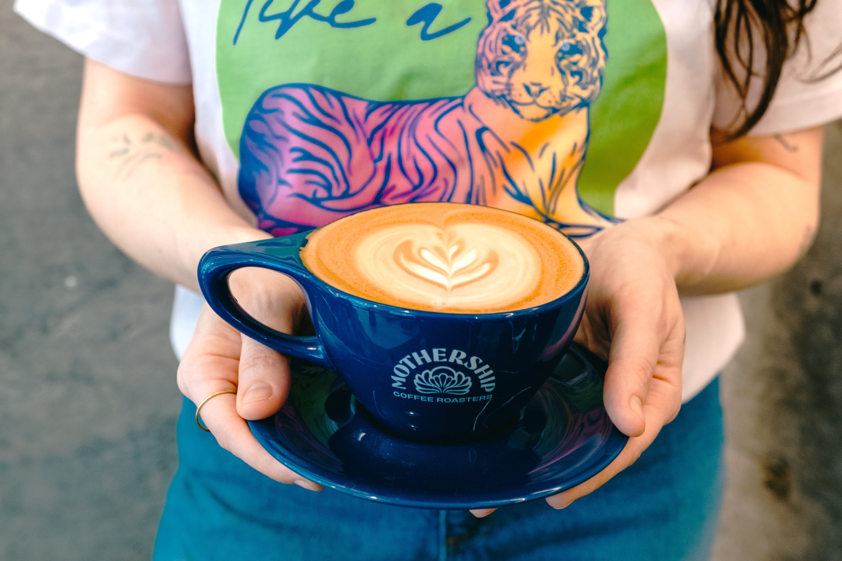 Coffee at Mothership Coffee Roasters, specialty coffee shop in Las Vegas