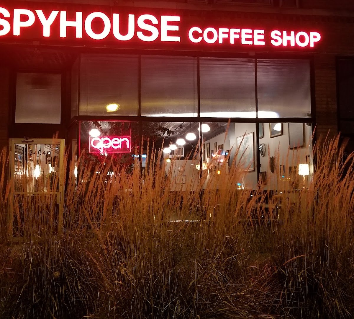 Storefront of Spyhouse Coffee Roasters | Uptown, specialty coffee shop in Minneapolis