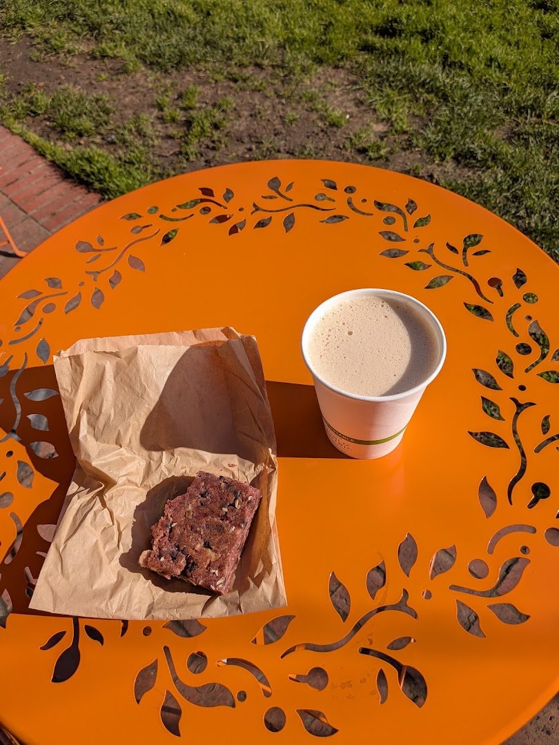 Coffee at The Hidden Cafe, specialty coffee shop in Oakland