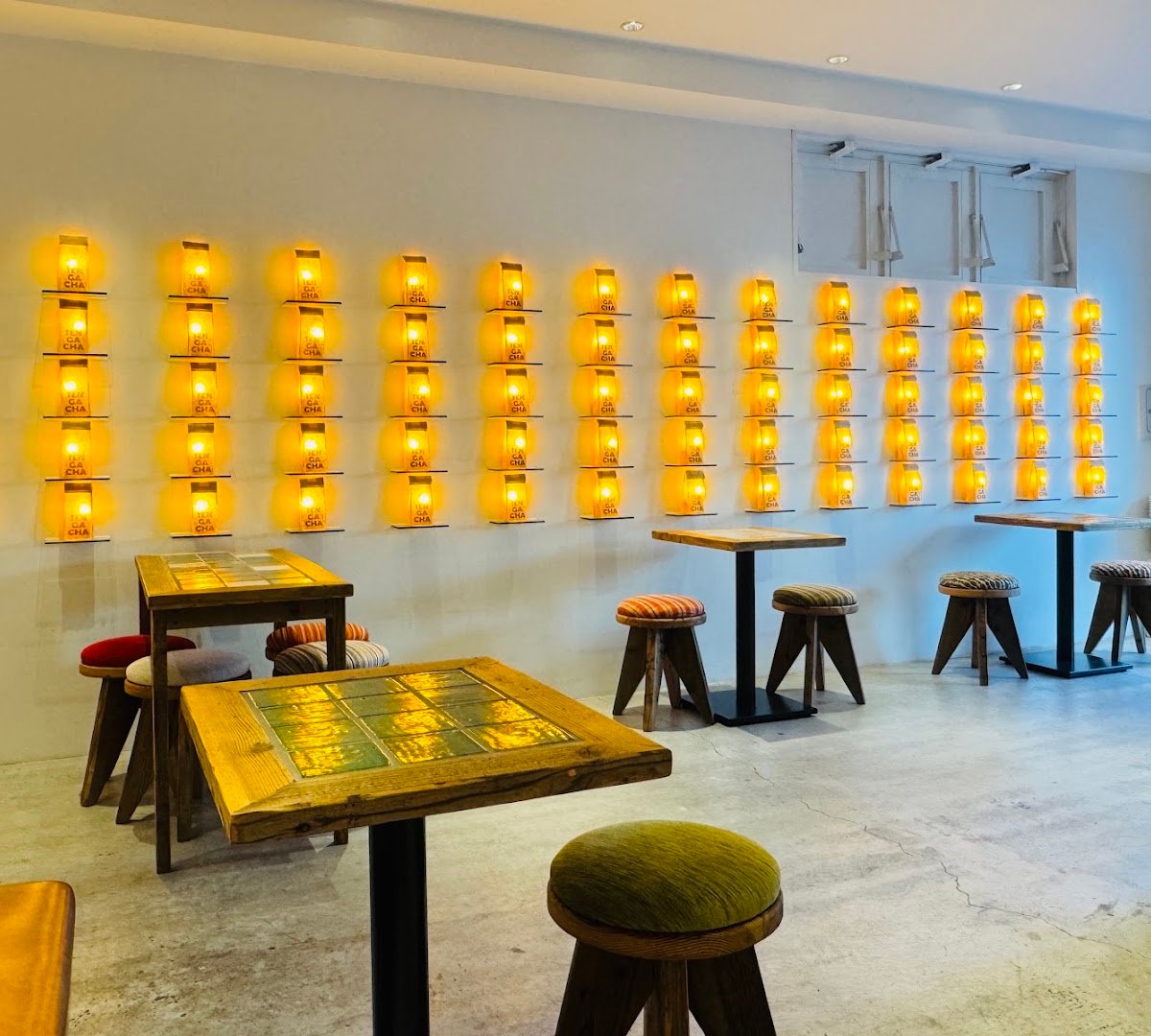Interior of coffee stand TENGACHA, specialty coffee shop in Osaka