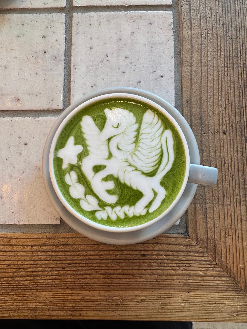 Coffee at coffee stand TENGACHA, specialty coffee shop in Osaka