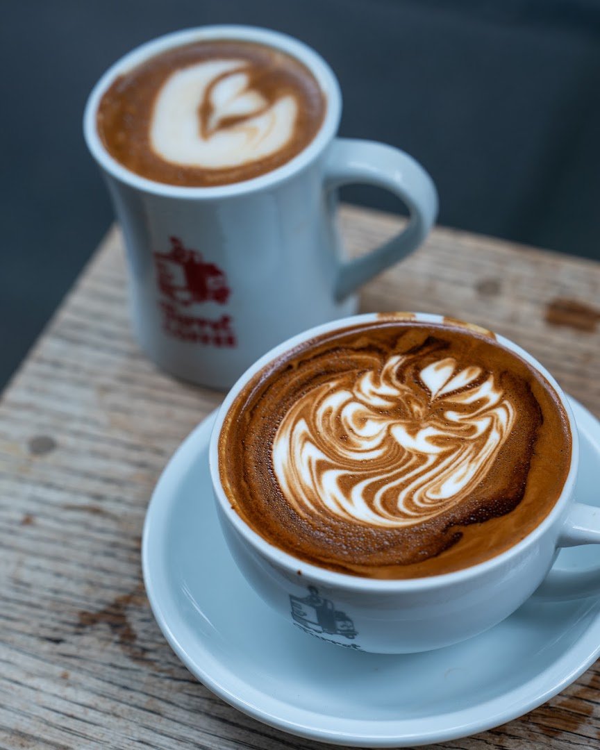 Coffee at Turret Coffee, specialty coffee shop in Tokyo