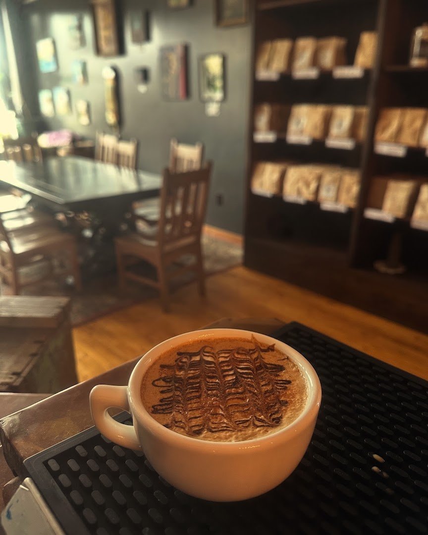 Coffee at The Dalai Java, specialty coffee shop in Rochester