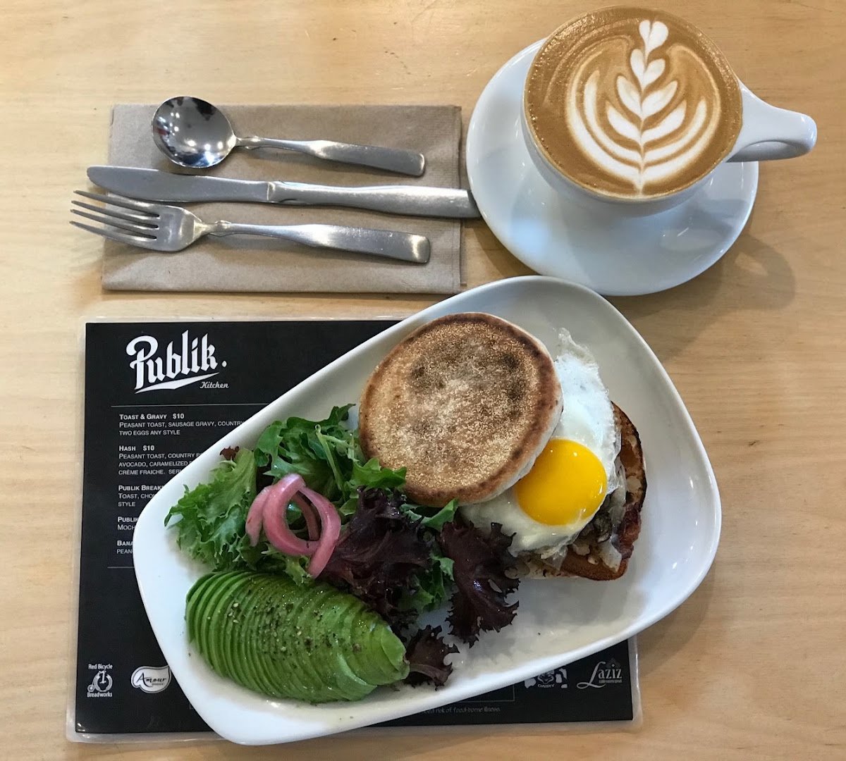 Coffee at Publik Kitchen, specialty coffee shop in Salt Lake City