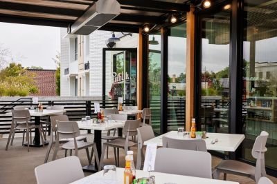 Interior of Publik Kitchen, specialty coffee shop in Salt Lake City