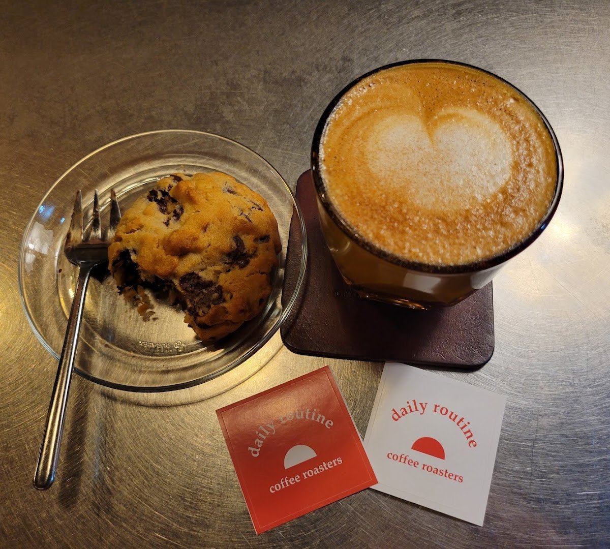 Coffee at Daily Routine Coffee, specialty coffee shop in Seoul