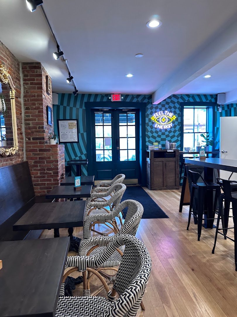 Interior of Goshen Coffee Roasters, specialty coffee shop in St. Louis