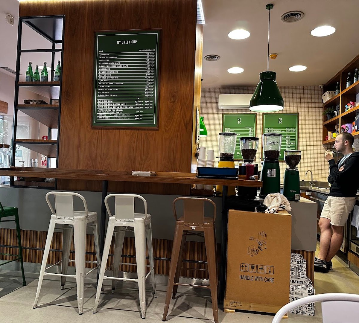 My Green Cup specialty coffee shop in Budapest - photo 5