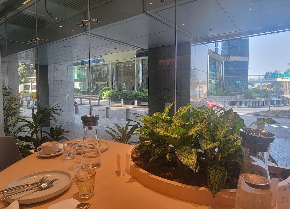 Interior of noc, specialty coffee shop in Hong Kong