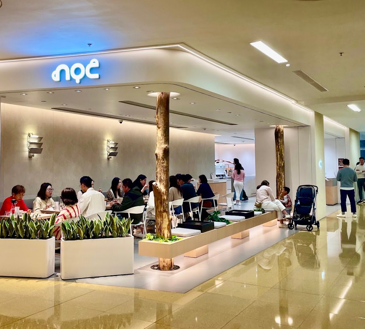 Storefront of noc, specialty coffee shop in Hong Kong