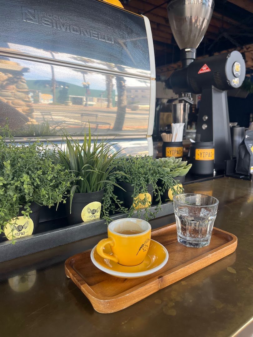 Coffee at Yipao Coffee, specialty coffee shop in San Diego
