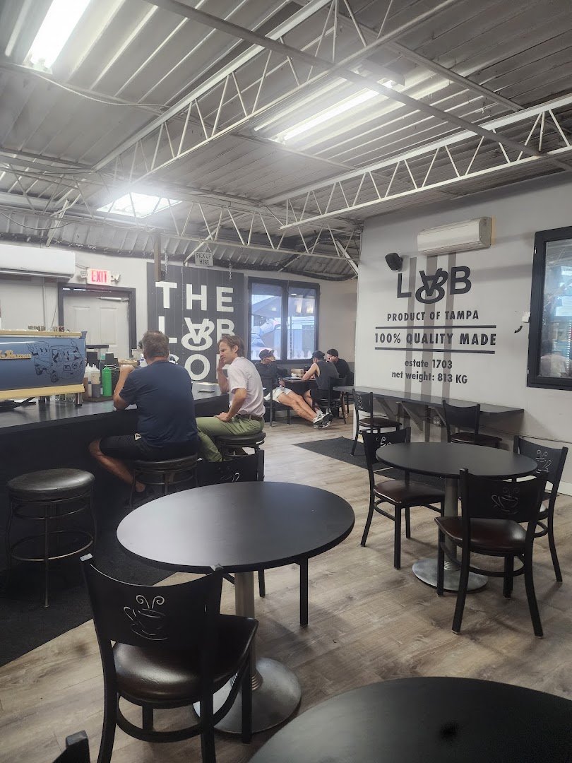 Interior of The Lab Coffee - West Tampa, specialty coffee shop in Tampa-St. Petersburg