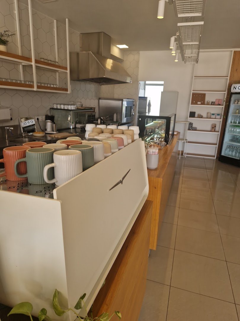 Interior of NORD, specialty coffee shop in Athens
