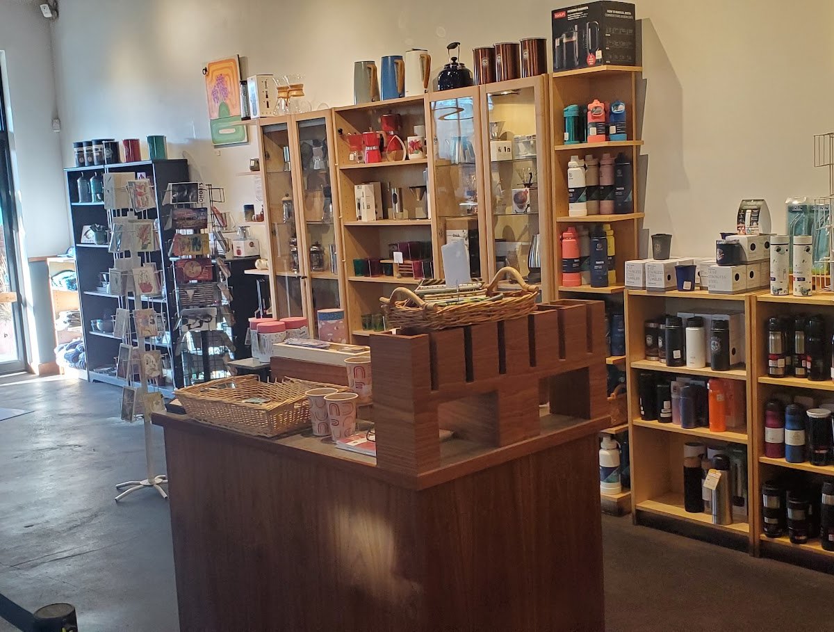 Interior of Ohori's Coffee Roasters, Luna Location, specialty coffee shop in Santa Fe