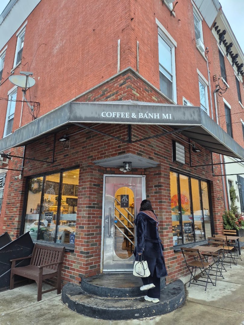 Storefront of Brown Street Coffee, specialty coffee shop in Philadelphia
