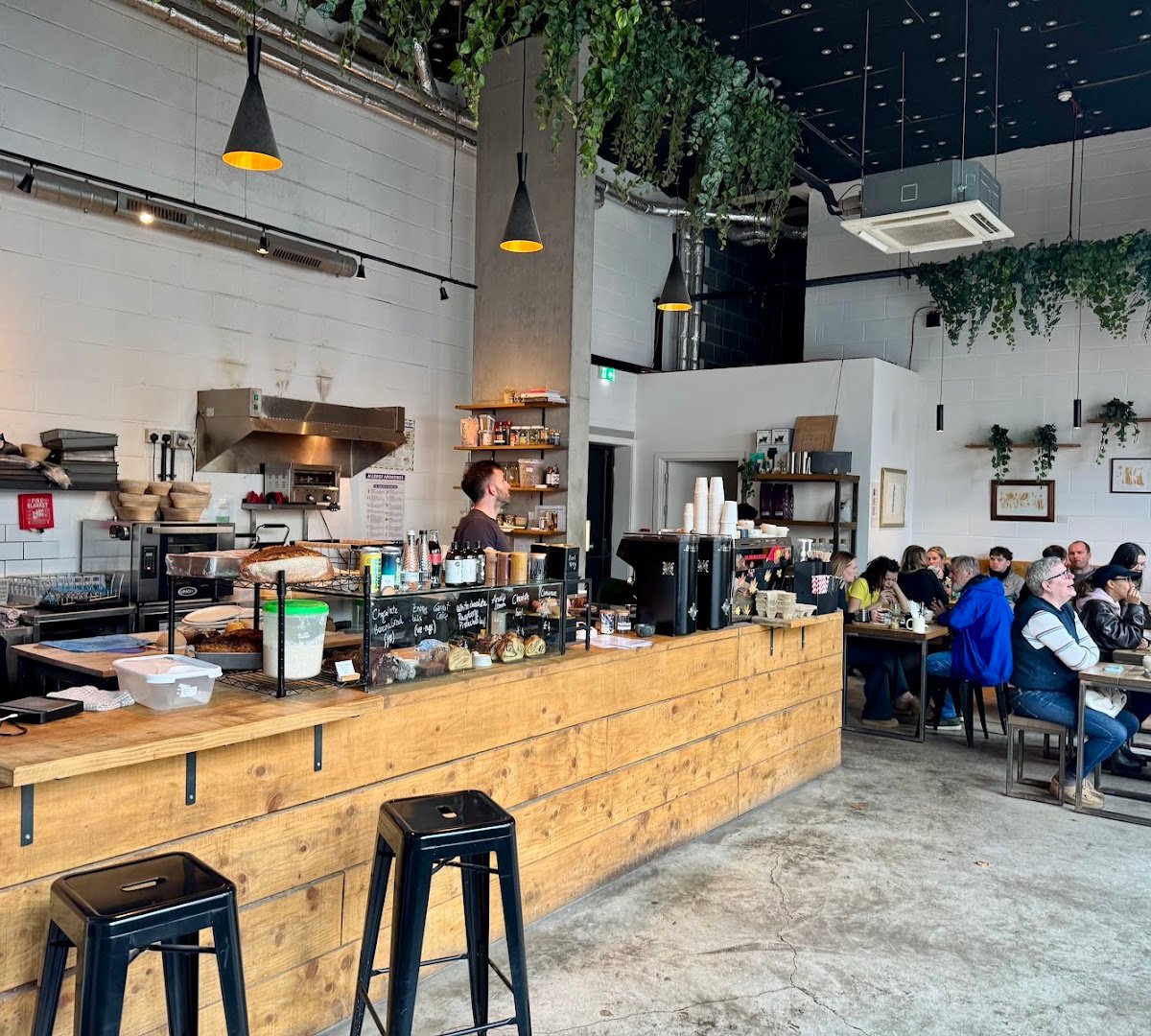 Interior of Procaffeinated, specialty coffee shop in Manchester