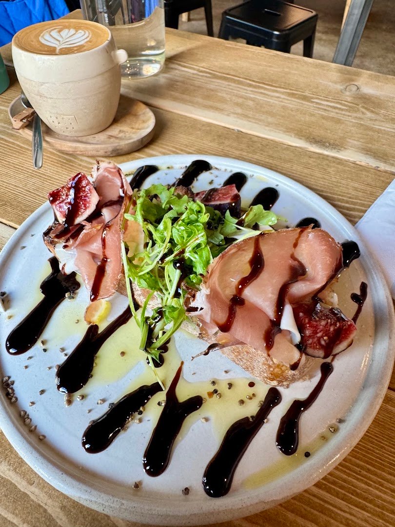 Food at Procaffeinated, specialty coffee shop in Manchester