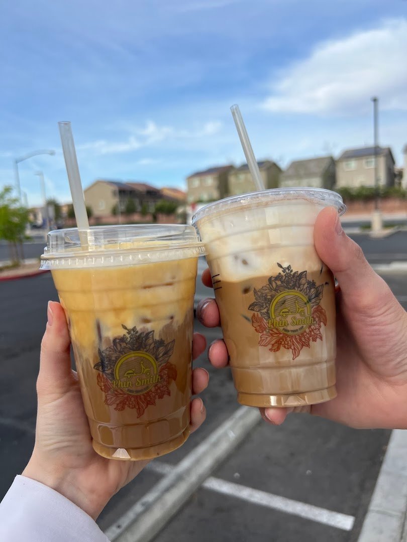 Coffee at Phin Smith Coffee House, specialty coffee shop in Las Vegas