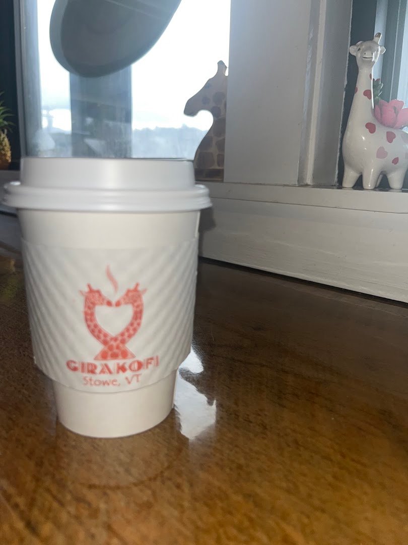 Coffee at GiraKofi, specialty coffee shop in Stowe