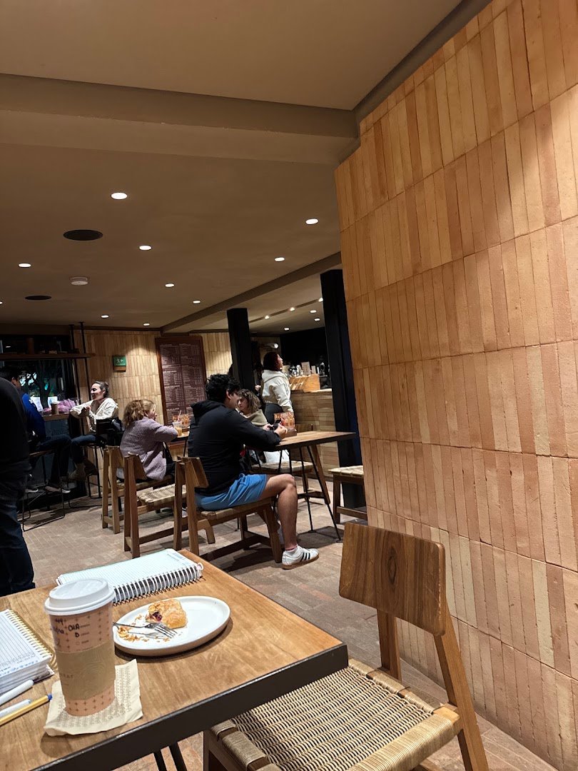 Interior of Tierra Garat Vicente García, specialty coffee shop in Mexico City