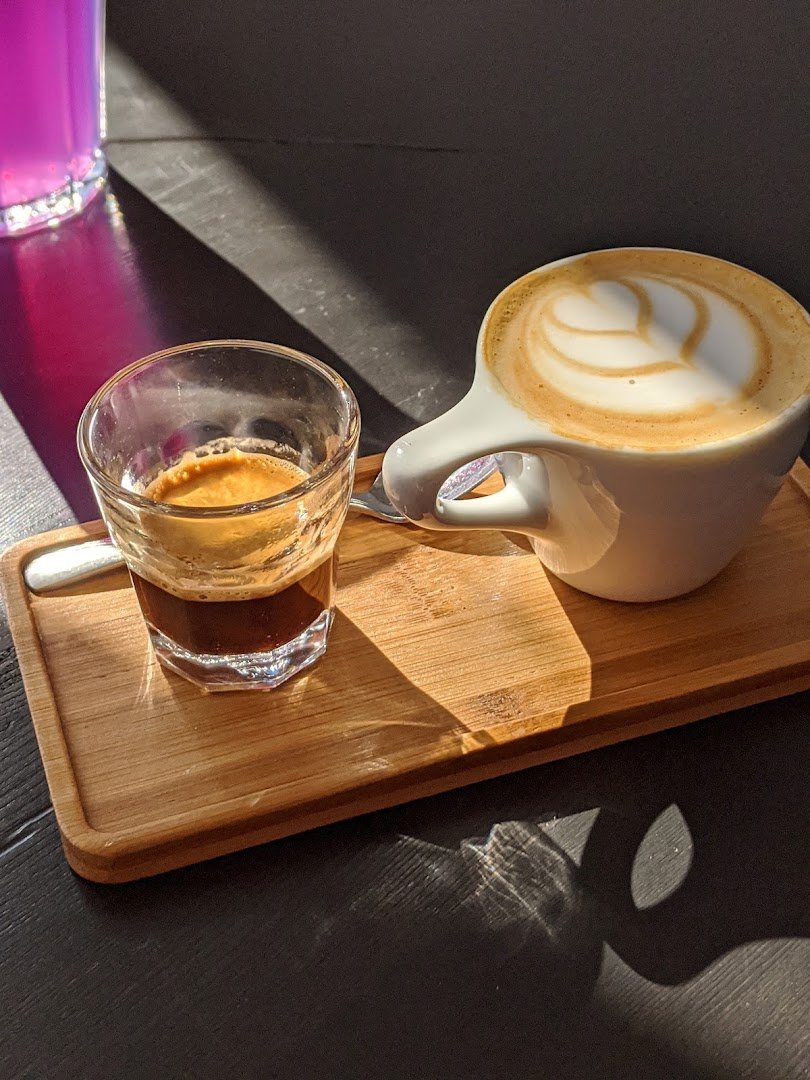 Coffee at Cafe Domestique - Willy Street, specialty coffee shop in Madison