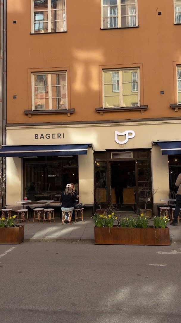 Storefront of Café Pascal - Södermalm, specialty coffee shop in Stockholm