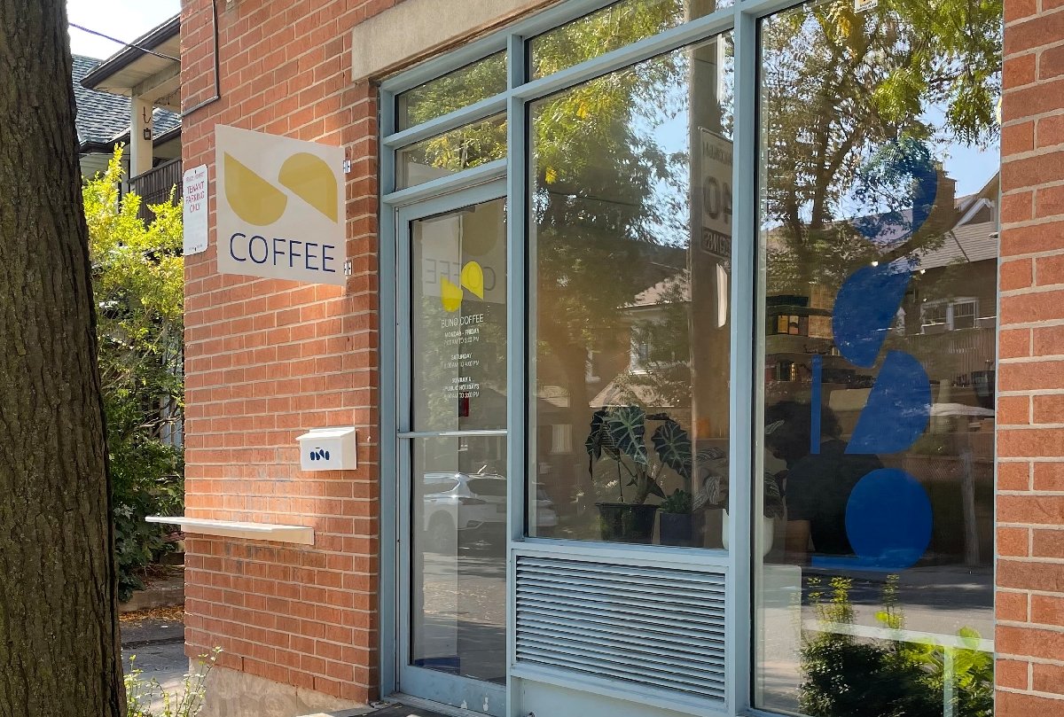 Storefront of Buno Coffee (St Clair W), specialty coffee shop in Toronto