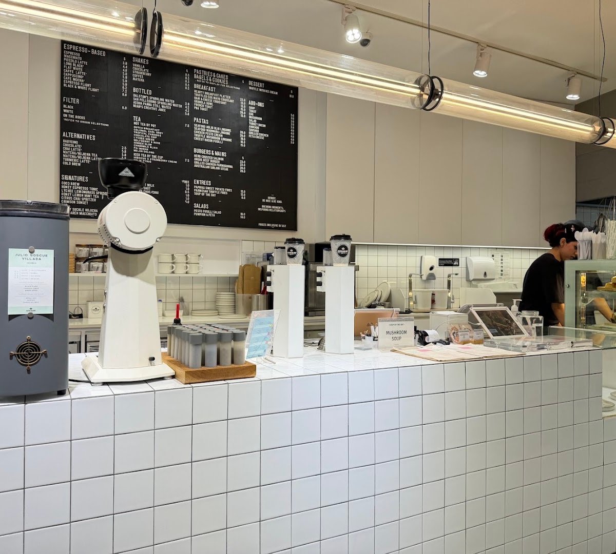 Interior of Dutch Colony Coffee Co., specialty coffee shop in Singapore