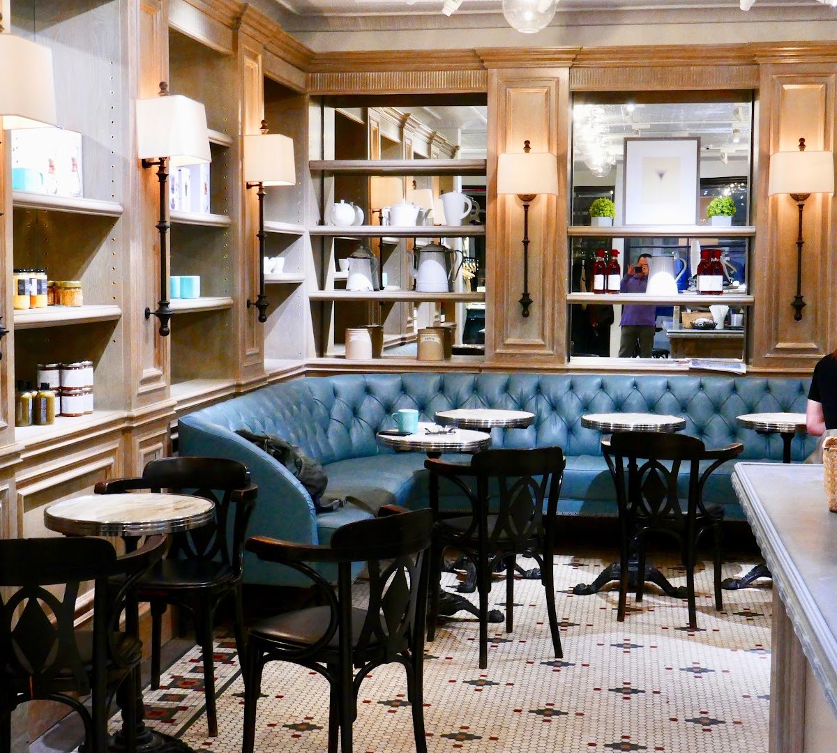 Interior of Café Myriade - Shaughnessy Village, specialty coffee shop in Montreal