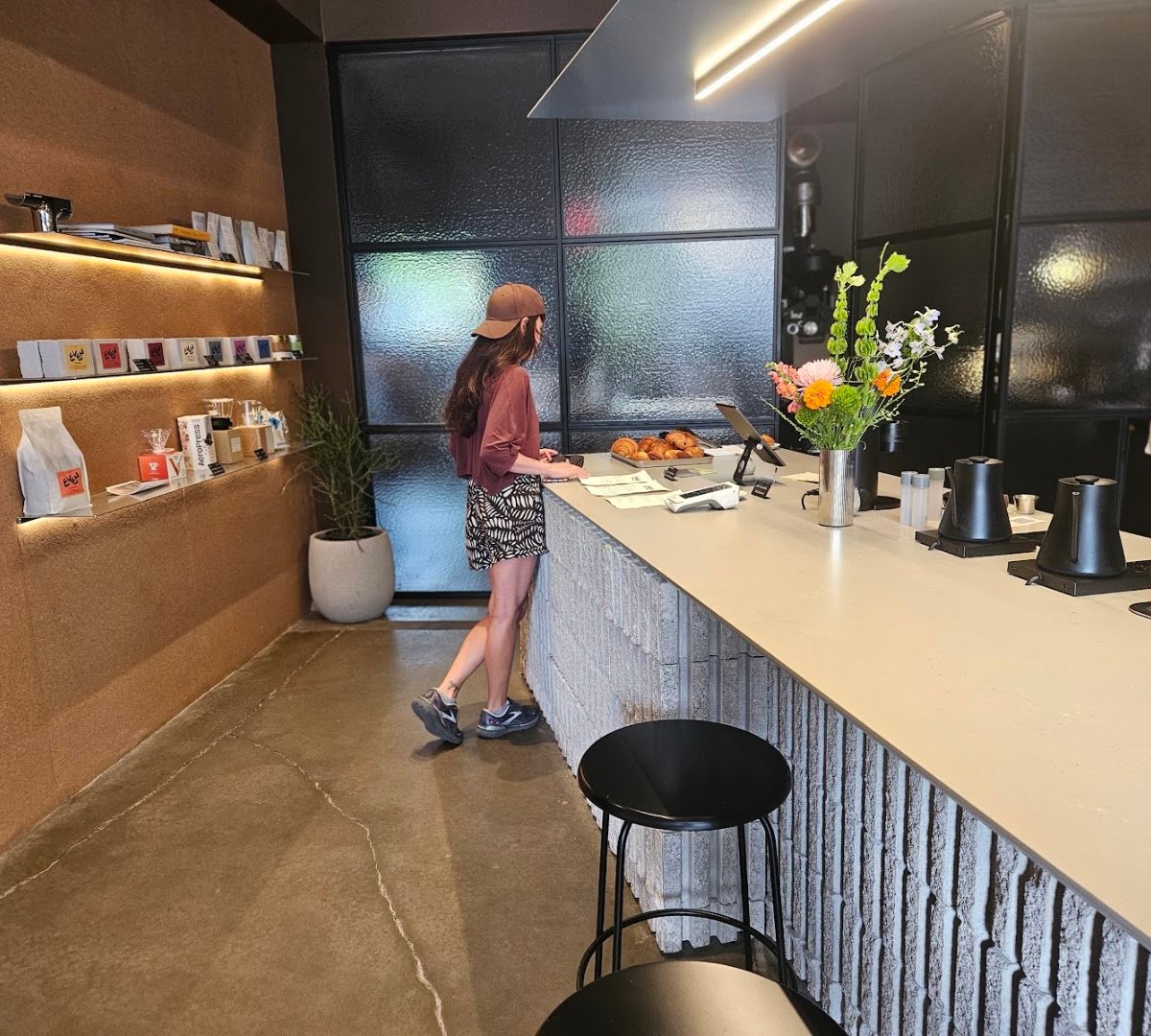 Interior of Café Even, specialty coffee shop in Montreal