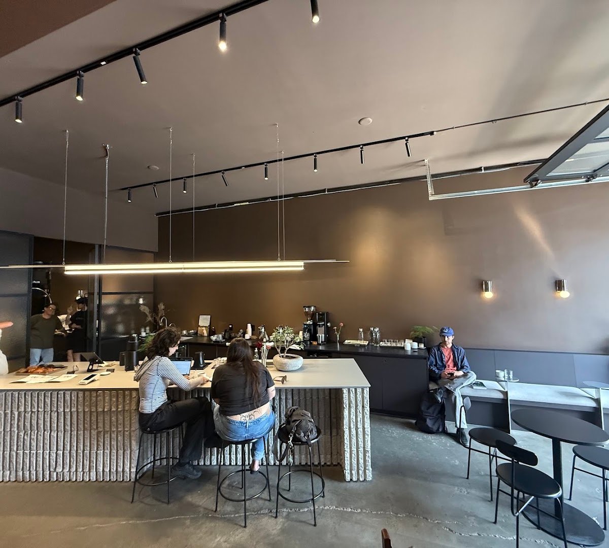 Interior of Café Even, specialty coffee shop in Montreal