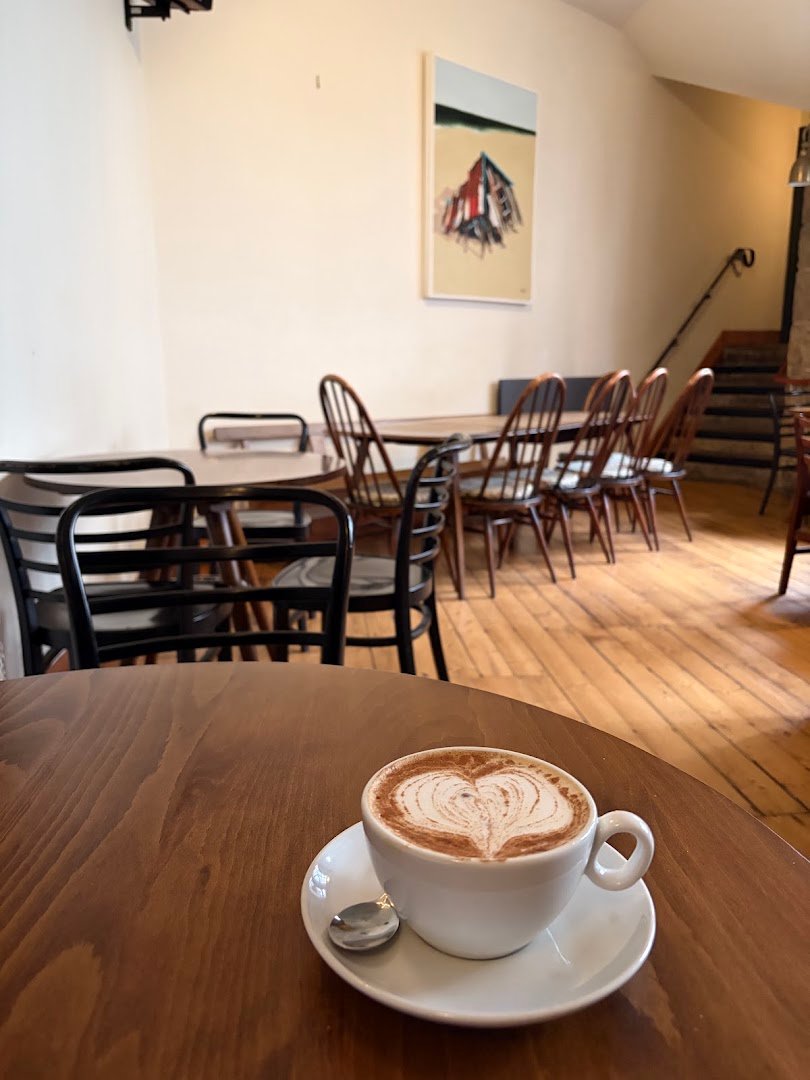 Interior of Thomas J Walls Coffee, specialty coffee shop in Edinburgh