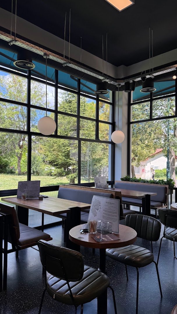 Interior of Roasting Warehouse Athens, specialty coffee shop in Athens
