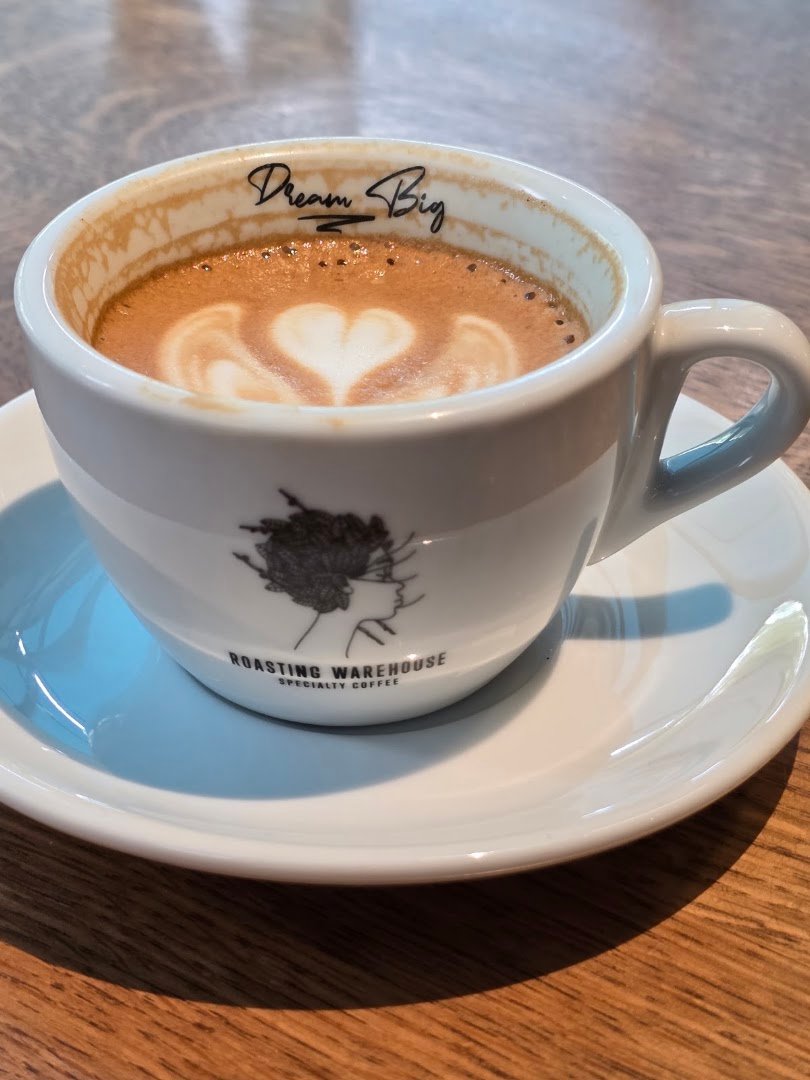 Coffee at Roasting Warehouse Athens, specialty coffee shop in Athens