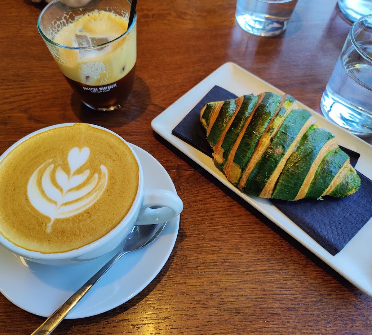 Coffee at Roasting Warehouse Athens, specialty coffee shop in Athens