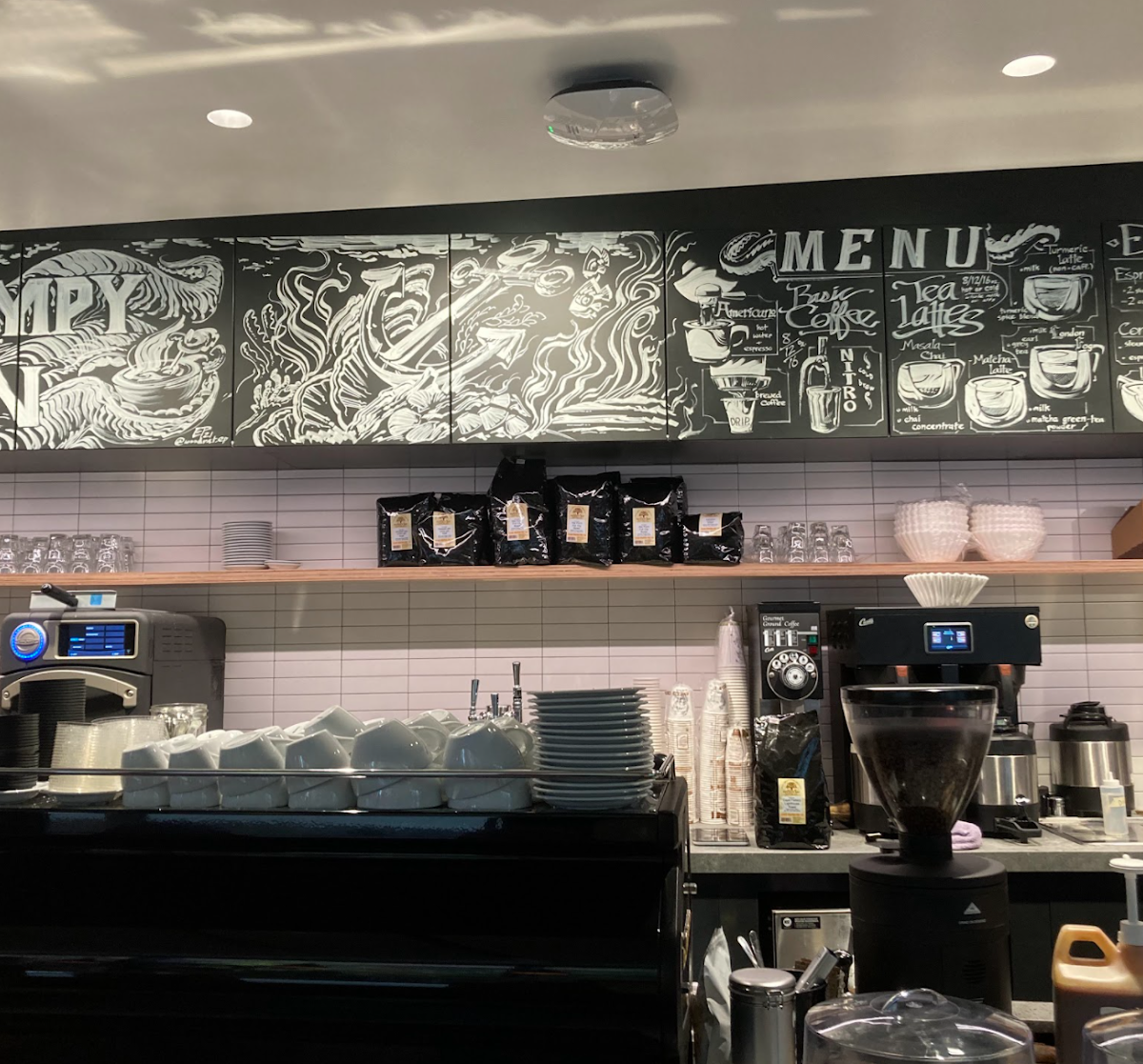 Grumpy Bean specialty coffee shop in Seattle - photo 11