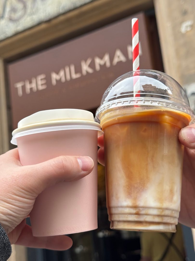 Coffee at The Milkman, specialty coffee shop in Edinburgh